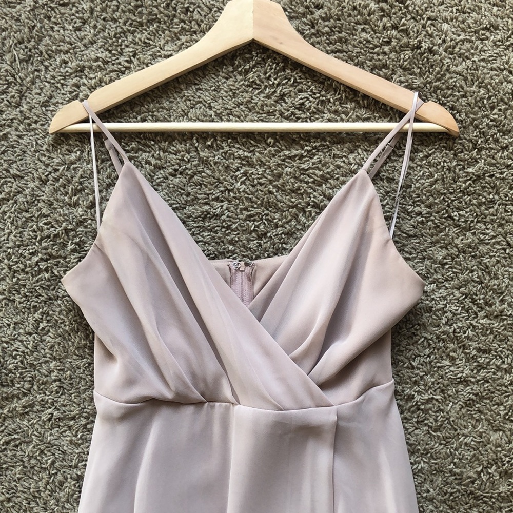 Taupe Bridesmaid Dress